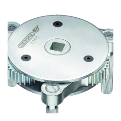 Saca Filtro de Ar e Óleo 3 Garras 1/2'' 1.76/1 GEDORE-dba4315a-2168-4a52-97e2-4a861610651b