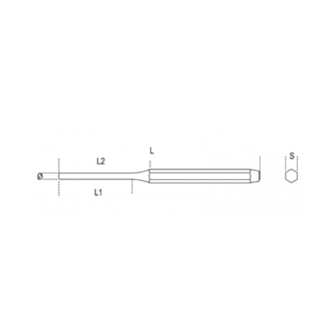 Saca Pino Cônico 4mm x 150mm 30 BETA-9437e793-02e1-4a4b-ab02-2c5b37e8b0cb