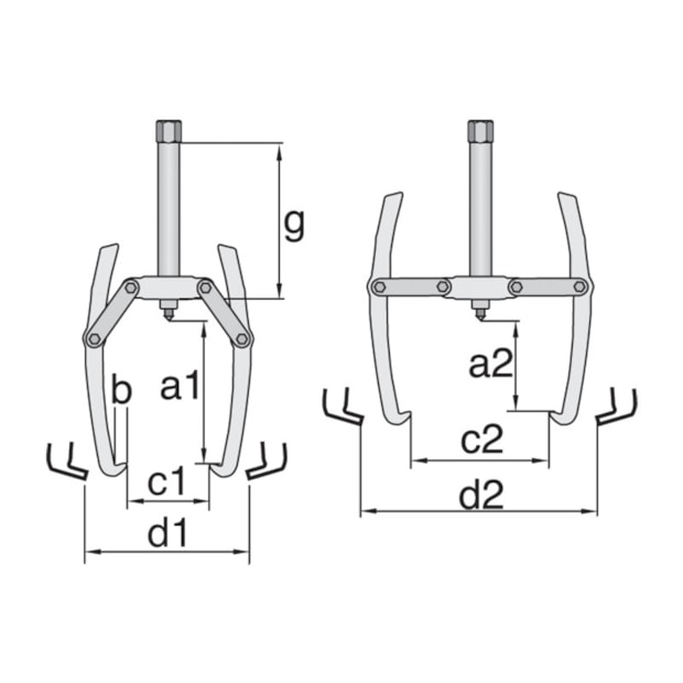 Saca Polia 2 Garras Articulado 300mm 8566-1 GEDORE-df8c9a7e-42b6-4c1c-b402-a960069cab33