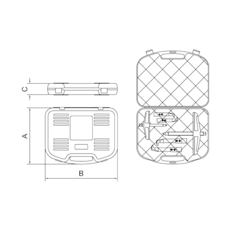 Saca Polia 2 Garras com 2 Peças e Maleta 44025202 TRAMONTINA PRO-de5a01b5-6de1-4cf2-bf34-3ce071ecdacc