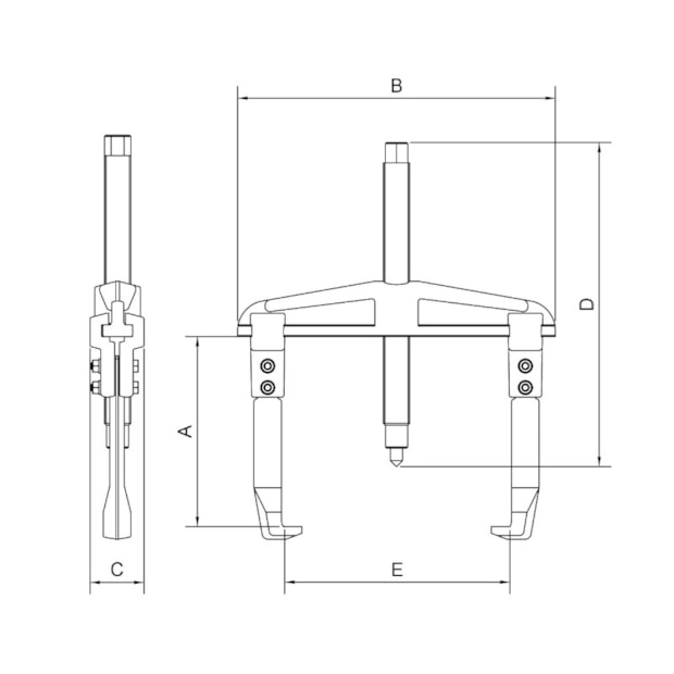 Saca Polia 2 Garras Deslizante 180mm 44025/018 TRAMONTINA-13edafbb-7d89-4205-a3fb-fdc31291d219