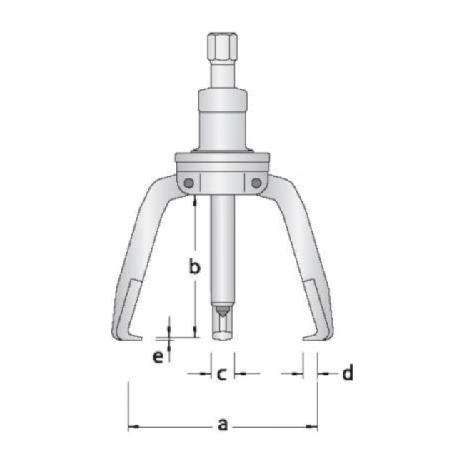 Saca Polia 3 Garras 70 mm 8563-2 GEDORE-eb58bdae-0f85-4b8f-a2ed-ad01de3d3260