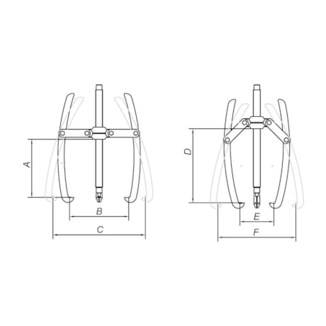 Saca Polia 3 Garras Articuladas 12'' 44029/012 TRAMONTINA-de9e304f-5f10-449b-a4a0-510d03a433e3