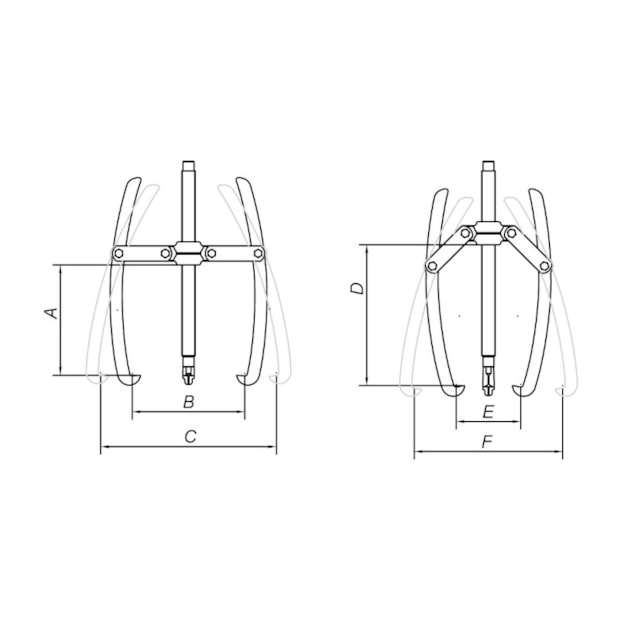 Saca Polia 3 Garras Articuladas 12'' 44029/012 TRAMONTINA-16355790-578b-4511-9082-08311672e996