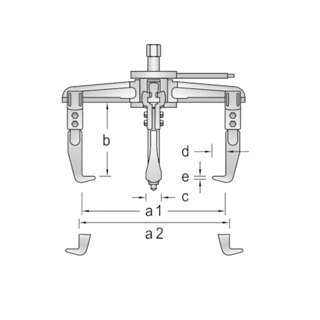Saca Polia 3 Garras Deslizantes 10 Toneladas 1.07/4 GEDORE-0d743793-7281-4c1f-b86a-cdb87933fe2b