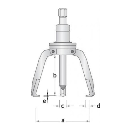 Saca Polia de 3 Garras 160mm 8565-3 GEDORE-5303aa1b-391b-4f1a-88ca-b58391d157f5