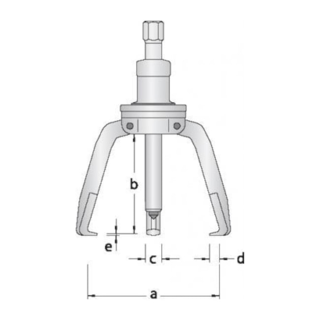 Saca Polia de 3 Garras 160mm 8565-3 GEDORE-44adcae8-56be-465c-bafb-a7dd94dfec90