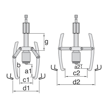 Saca Polia Hidráulico 3 Garras Articuladas 8567-2-HSP3 GEDORE-8a86fe3e-c091-4cf8-bad3-027a1f24330c