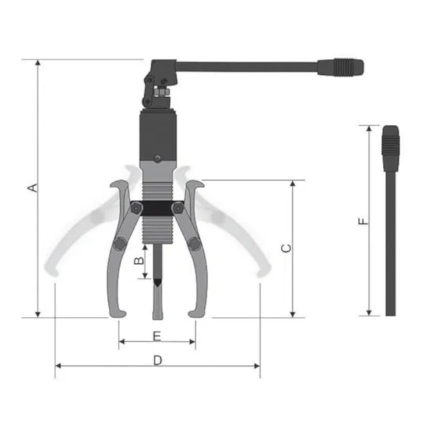 Saca Polia Hidráulico com 3 Garras 550mm SP20000 BOVENAU-f3f82dce-ce22-4e8c-ab7f-17d5278965fb