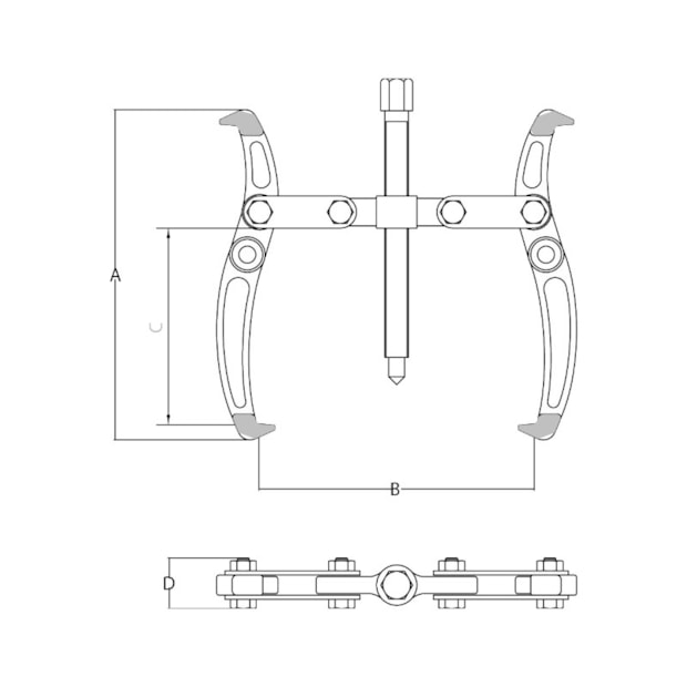 Saca Polias 2 Garras Articuladas 4'' 44026/004 TRAMONTINA-6018c850-560f-4c2a-86b0-d4643446406f