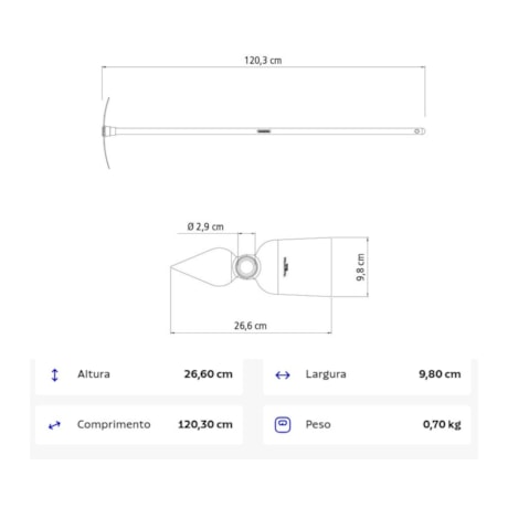 Sacho Coração para Jardim com Cabo 120cm 77800501 TRAMONTINA-4eab1369-5984-46fa-9367-32f20e142209