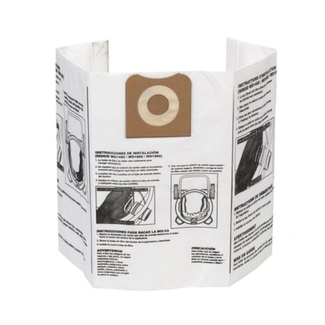 Saco Descartável para Aspirador de Pó VF-3502 23743 RIDGID-407315d3-7c8d-433e-8316-4bc939b8d195