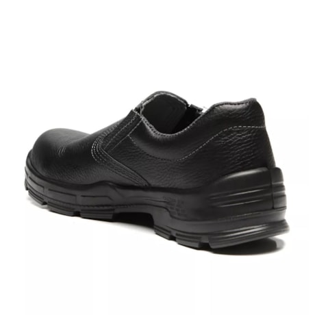 Sapato de Segurança com Elástico Couro Preto Bico Composite CA 42164 4045BSES1600LL BRACOL-904c2a10-1ee1-413d-a02f-c65c7775cb5e