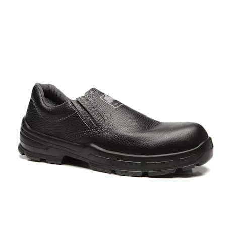 Sapato de Segurança com Elástico Couro Preto Bico Composite CA 42164 4045BSES1600LL BRACOL-b78027d1-e201-442a-bdbd-4b794d4b03b6
