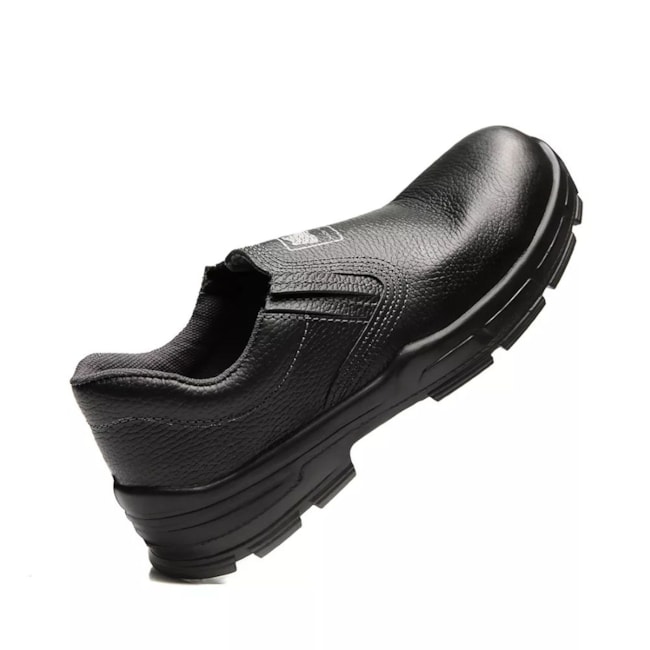 Sapato de Segurança com Elástico Couro Preto Bico Composite CA 42164 4045BSES1600LL BRACOL-d6f67938-2713-41e1-b31f-fb870b0f5ae4