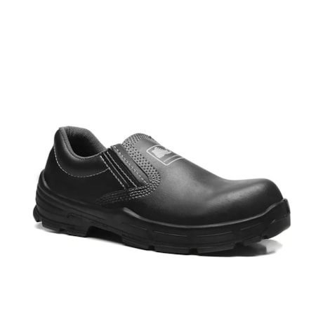 Sapato de Segurança com Elástico Microfibra Preto Bico Composite CA 30112 4045BSEM1600LL BRACOL-88816b7b-4857-4377-805a-fdda4f1a343c