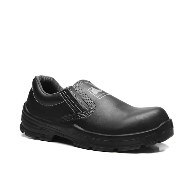 Sapato de Segurança com Elástico Microfibra Preto Bico Composite CA 30112 4045BSEM1600LL BRACOL-7f13d9be-00b6-4564-a68b-26c9f97349b5
