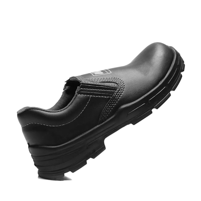 Sapato de Segurança com Elástico Microfibra Preto Bico Composite CA 30112 4045BSEM1600LL BRACOL-eb2dbaa1-1ccb-44d8-9c3c-b872b95aa021