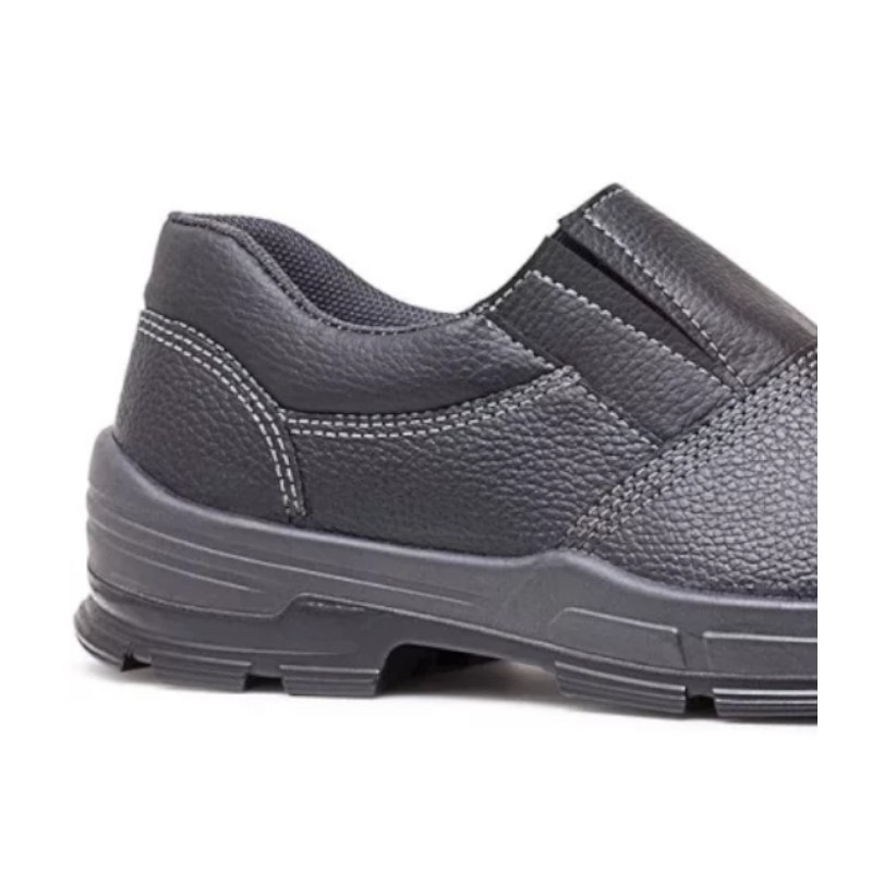 Sapato de Segurança Preto com Elástico de Bico PVC 2020BSES4600LL Bracol|Anhanguera  Ferramentas