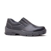 Sapato de Segurança Preto com Elástico de Bico PVC 2020BSES4600LL BRACOL