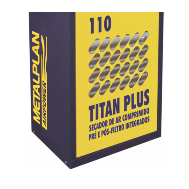 Secador de Ar 110 Pcm com Pré e Pós Filtro 10 Graus 220V TITAN PLUS-110 METALPLAN -597bd019-ac0e-4202-89f0-d50e89daf859