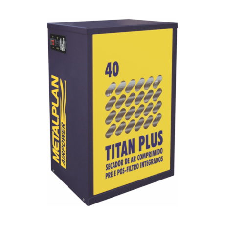 Secador de Ar 40 Pcm com Pré e Pós Filtro 10 Graus 220V TITAN PLUS-040 METALPLAN -67ecc7d9-873c-40ef-a564-ced02001fe7e
