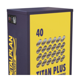 Secador de Ar 40 Pcm com Pré e Pós Filtro 10 Graus TITAN PLUS-040 METALPLAN