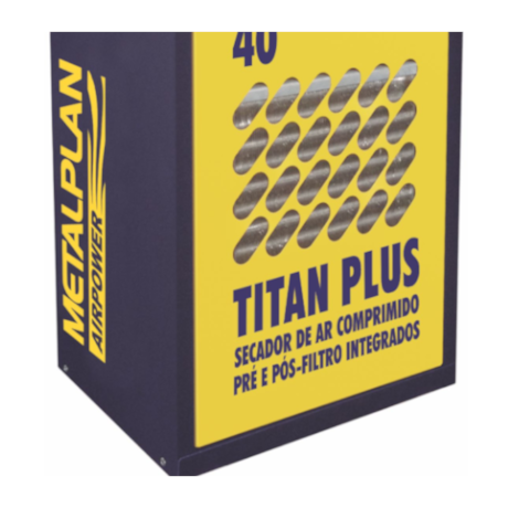 Secador de Ar 40 Pcm com Pré e Pós Filtro 10 Graus 220V TITAN PLUS-040 METALPLAN -e7efc562-8c86-4f45-84bf-bded308a6d2b