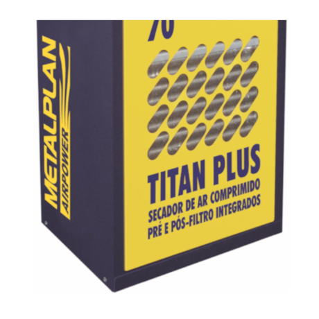 Secador de Ar 70 Pcm com Pré e Pós Filtro 10 Graus 220V TITAN PLUS-070 METALPLAN -8cce3f9b-31a3-4a94-a37c-028e4bec1117