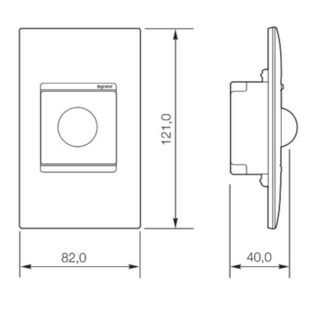 Sensor de Presença de Parede Embutir Universal Bivolt Branco 7m 611026 PIAL-5636894e-3a47-47de-bef7-e9e38ddeb8f7