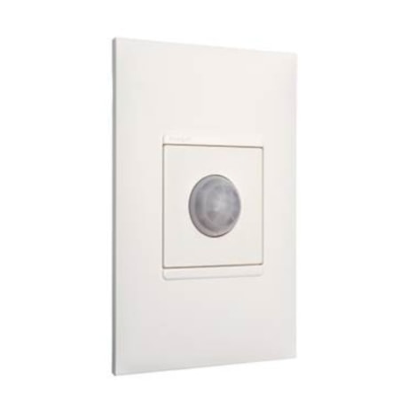 Sensor de Presença de Parede Embutir Universal Bivolt Branco 7m 611026 PIAL