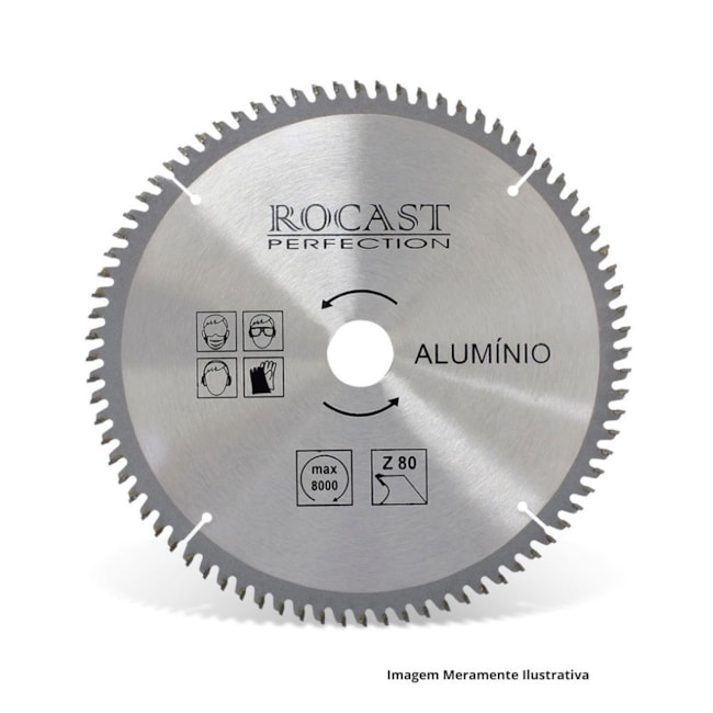 Serra Circular Metal Duro 250mm x 80 Dentes Alumínio 120,0001 ROCAST-62cca787-2306-445b-a541-d04695e85831