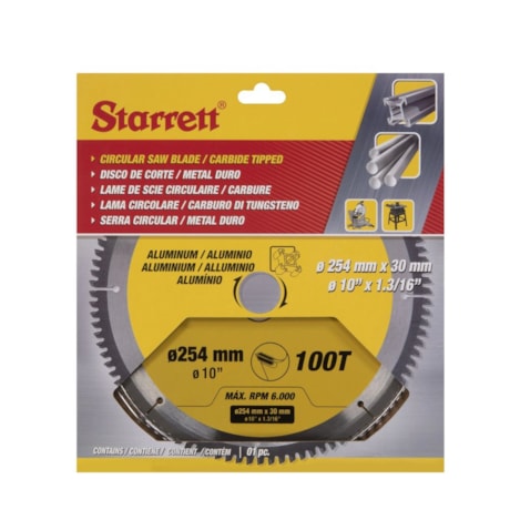 Serra Circular Metal Duro para Alumínio 305 x 30mm 100 Dentes CCS305-100DA STARRETT-cdb914bf-2081-4bfe-9686-dc19c7ea2046
