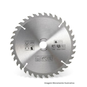 Serra Circular Metal Duro para Madeira 250mm x 36 Dentes 35,0009 NOLL
