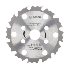 Serra Circular para Madeira 4'' com 12 Dentes 2608644669 BOSCH