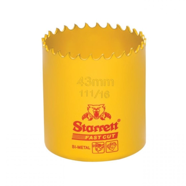 Serra Copo Bimetal 43mm Constante SH1116/FCH1116-G STARRETT-a73b5013-ebc2-42d0-b75f-11167c64b649