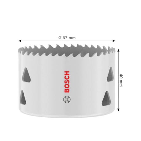 Serra Copo Bimetal 67mm / 2.5/8