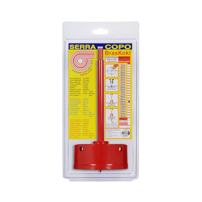 Serra Copo Diamantada 100mm KSC-100 BRASKOKI-67ac6d2c-df8e-4758-a3de-0badb57c9a15