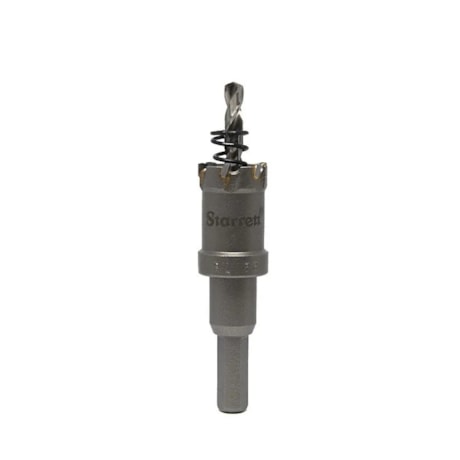 Serra Copo Metal Duro 25mm Tripla Afiação com Suporte 22mm CTD22 STARRETT