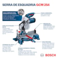 Serra Esquadria 10" 1750W com Disco para Madeira GCM 254 BOSCH