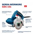 Serra Mármore 5" 1500W com 1 Disco e Kit Refrigeração GDC 151 BOSCH