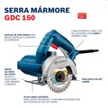 Serra Mármore 5" 1500W com 1 Disco GDC 150 BOSCH