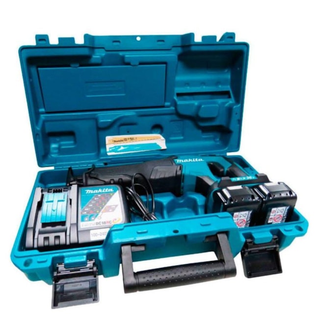 Serra Sabre 18V 3000GPM com 2 Baterias 3.0Ah 1 Carregador 110V/220V e Maleta DJR360RF2 MAKITA-39bc09fd-c39f-4b33-b707-bec40b56e24b