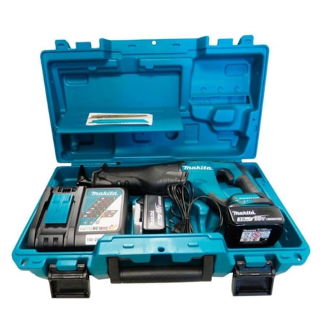 Serra Sabre 18V 3000GPM com 2 Baterias 3.0Ah e 1 Carregador 110V/220V e Maleta DJR187RFE MAKITA-870e9d90-7292-46e6-9ff4-76a49aa84201