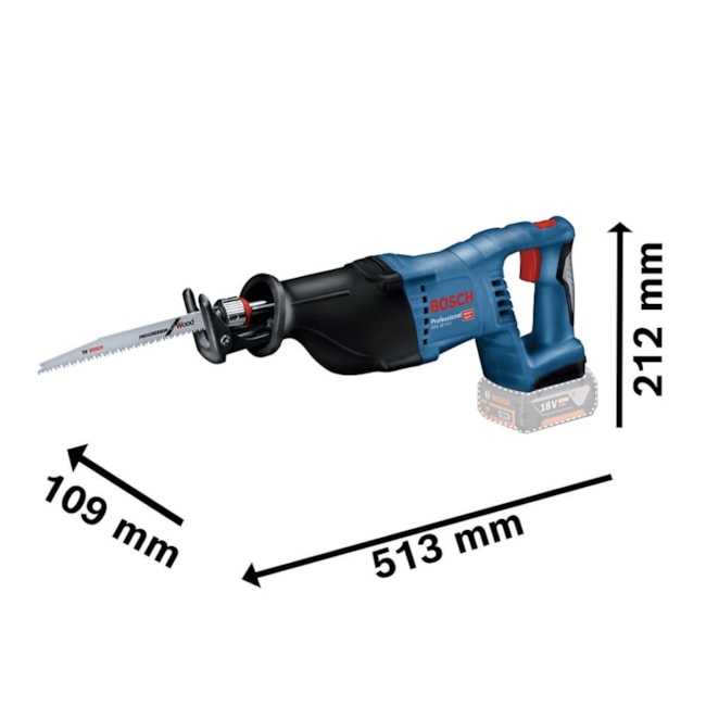 Serra Sabre 230mm 2500GPM sem Bateria e sem Carregador GSA 18V-32 BARE BOSCH-a6e0bf4e-d04d-4d5d-a524-84db5bbfb287