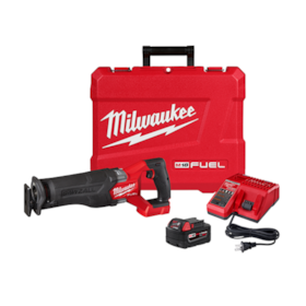 Serra Sabre 31.7mm 3000 GPM Bateria 18V 5.0Ah Carregador 220V e Maleta 2821-21 MILWAUKEE