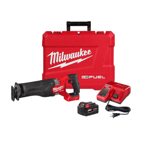 Serra Sabre 31.7mm 3000 GPM Bateria 18V 5.0Ah Carregador 220V e Maleta 2821-21 MILWAUKEE