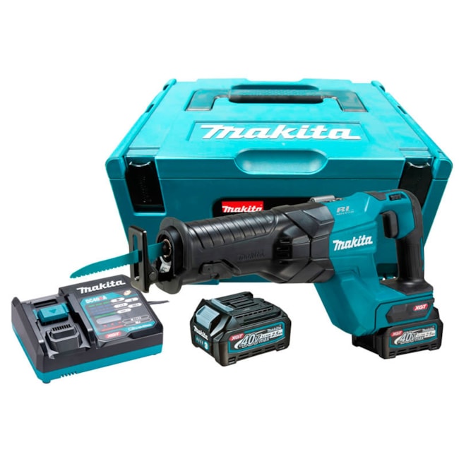 Serra Sabre 40V 255MM 3000GPM com 2 Baterias 2.5Ah Carregador e Maleta JR001GD201 MAKITA-04a10c71-ce15-41b5-94fb-da21d4f84f07