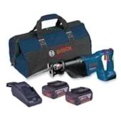 Serra Sabre com 2 Baterias 18V e Bolsa para Transporte 110/220V GSA 18V-LI BOSCH Serra Sabre com 2 Baterias 18V e Bolsa para Transporte 110/220V GSA 18V-LI BOSCH