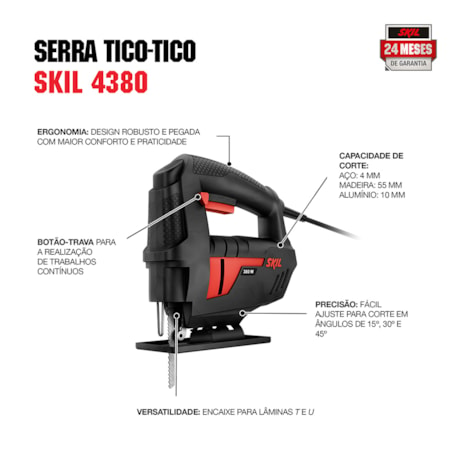 Serra Tico Tico 380W 1 Velocidade 4380 SKIL-84ff4021-5089-4fd9-82d5-0c89275d61a6